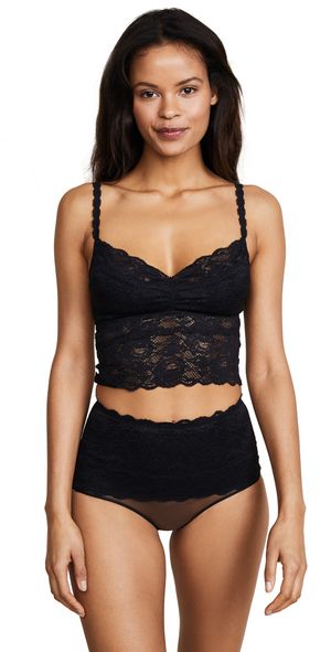 Cosabella Never Say Never Cropped Cami Black M