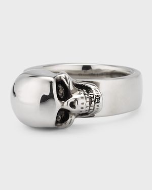 Men's Side Skull Ring