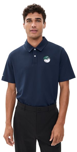 Malbon Golf Fairway Baldwin Polo Navy L