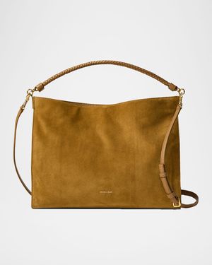 Vida Slouchy Suede Shoulder Bag