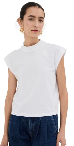ANINE BING Caspen Tee White XS