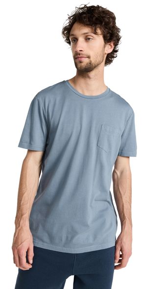 RAILS Johnny Pocket Tee Steel L