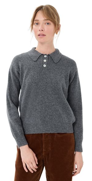 &Daughter Edith Polo Shirt Derby Grey S
