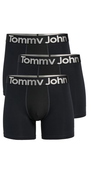 Tommy John 360 Sport 4 Trunks 3 Pack Black M
