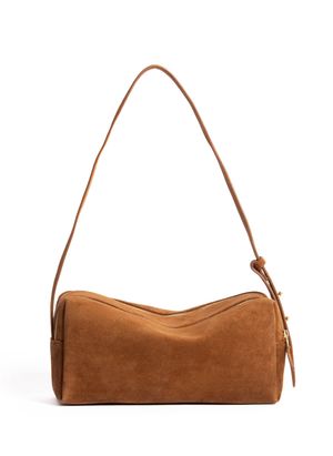 Elleme - Sac trousse en daim - Taille Unique - Marron