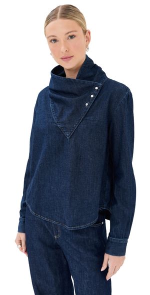 TWP My Maria Blouse Dark Stone M