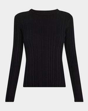 Rib Long Sleeve Top