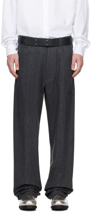 Random Identities Pantalon gris à plis