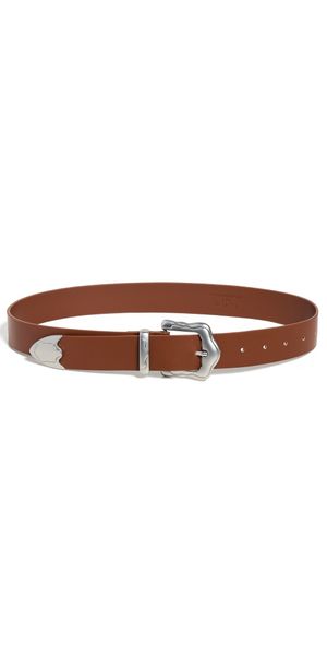 Good American Modern Western Belt Cognac XS/S
