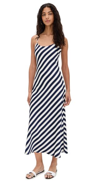 endless rose Stripe Dress Navy/White S