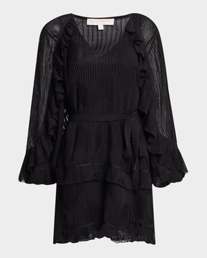 Zelda Pleated Mini Dress