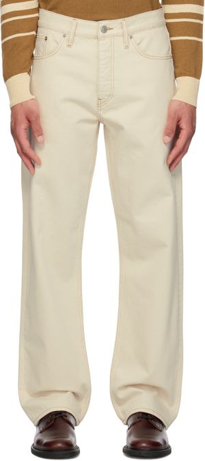 Sunflower Off-White Loose Jeans