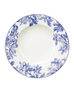 Arbor Blue Rimmed Soup Bowl, Set of 4