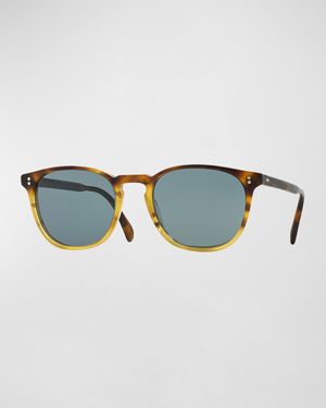 Finley Esq. 51 Acetate Sunglasses, Brown Tortoise