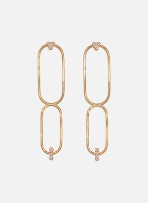 Aec Paris - Boucles d'oreilles pendantes héracles - Taille Unique - Blanc