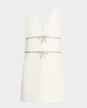 Chani Crystal Bow Mini Dress