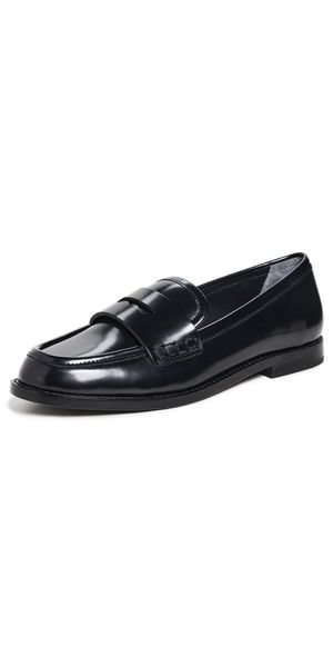 Loeffler Randall Rachel Leather Loafers Black 8