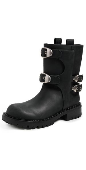 Marc Jacobs The Kiki Moto Ankle Boots Black 40