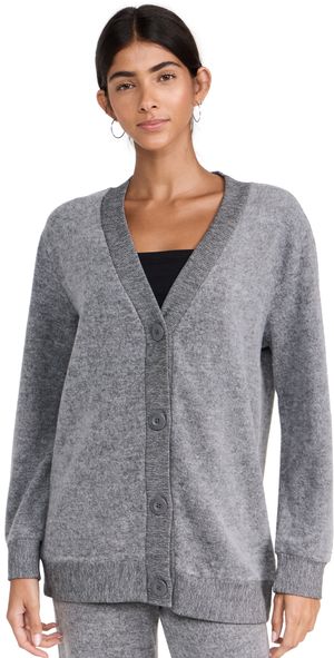 Z Supply Pamelia Cardigan Charcoal Heather XL