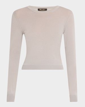 Long-Sleeve Cashmere Sweater