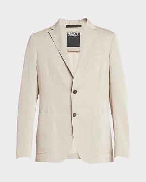 Men's Cotton Silk Suit