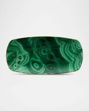 Malachite Rectangular Tray