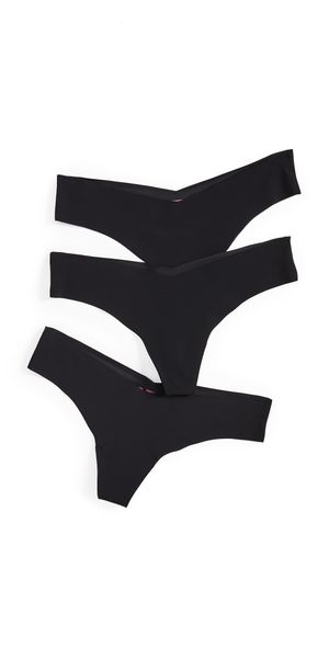 Commando Classic Thong 3-Pack Black/Black/Black S/M