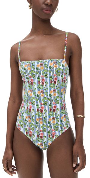 Hill House Home The Giana One Piece Geranium Stripe XL