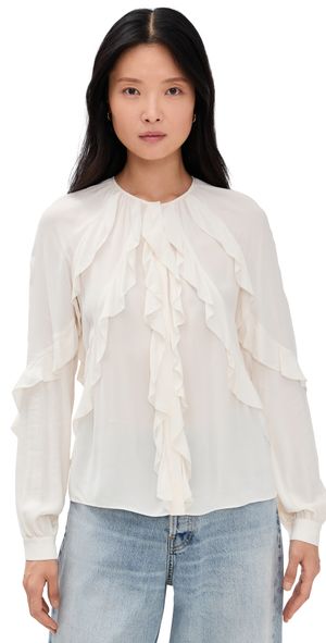 Favorite Daughter The Because Of You Top Ivory XS