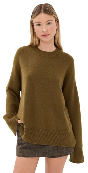 Le Kasha Norway Cashmere Sweater Cinnamon One Size