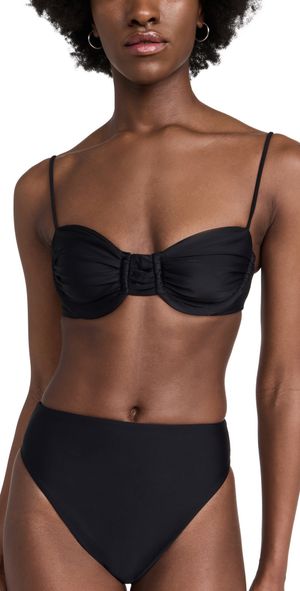 JADE Swim Incline Bikini Bottoms Black L