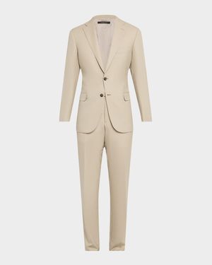 Men's Wool Modern Fit Two-Piece Suit