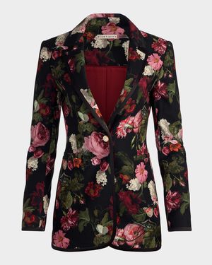 Be Still Breanna Printed Blazer