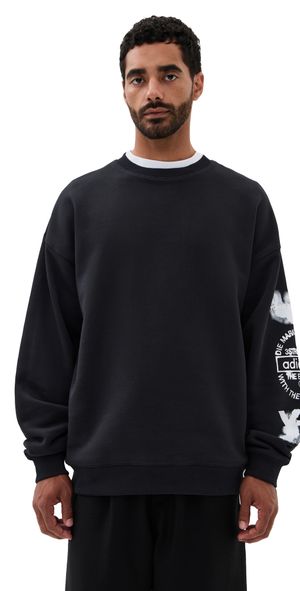 Y-3 Graphic Crew Sweatshirt Black L