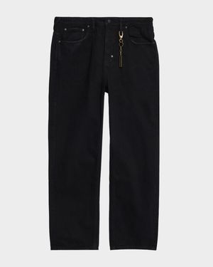 Mens Yonaguna Relaxed-Fit Jeans with Keychain