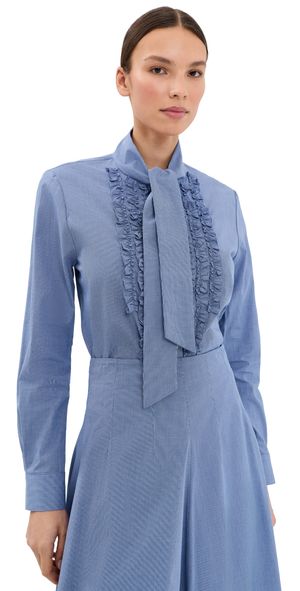 TWP Connor Top WHITE / NAVY M