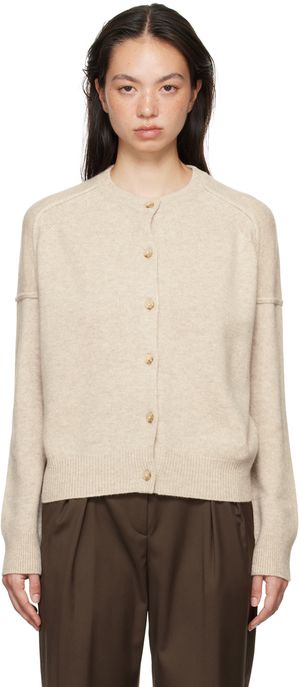 Loulou de Saison Beige Keti Cardigan