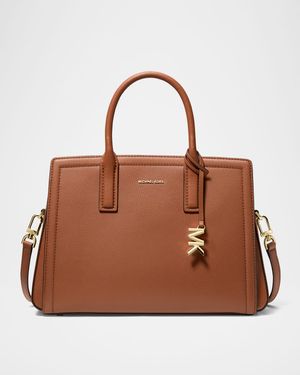 Laila Medium Leather Satchel Bag