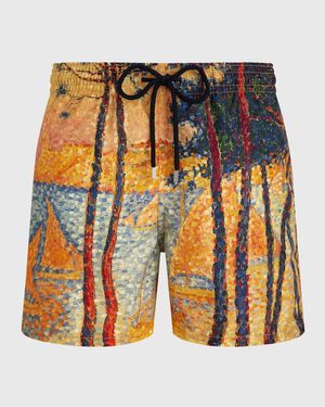 Men's Impressionist Swim Trunks