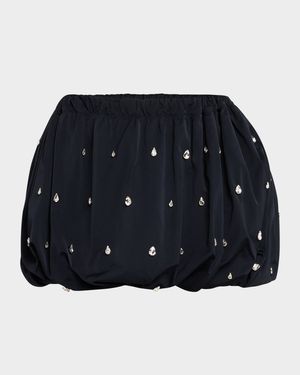 Holly Embellished Bubble Mini Skirt
