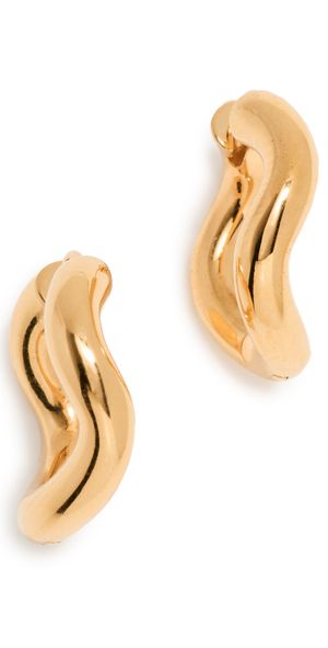 Charlotte Chesnais Wave Earrings Gold One Size