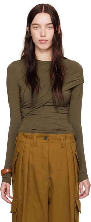 Isabel Marant Khaki Asna T-shirt