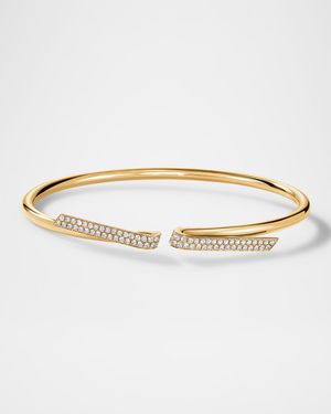 Inside/Out 18K Yellow Gold Diamond Flexi Bangle Bracelet