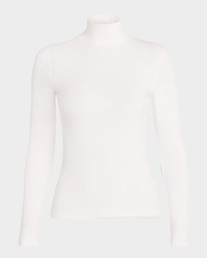 Ribbed Turtleneck Top