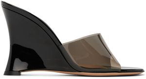 Gianvito Rossi Sandales à talon compensé Elle 95 noires