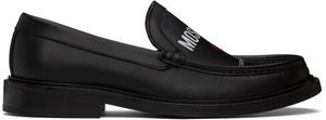 Moschino Black College Loafers