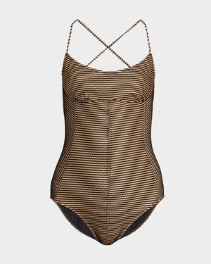 Positano Scalloped One-Piece Swimsuit