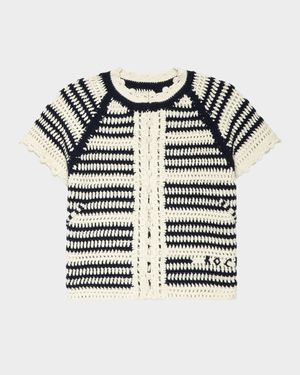 Zelie Open Crochet Cardigan