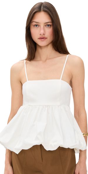 Line & Dot Wesley Mix Medi Top White S