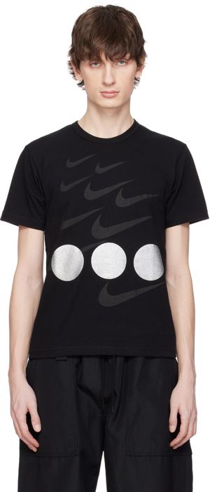 Black Comme des Garçons Black Nike Edition Regular Fit T-shirt